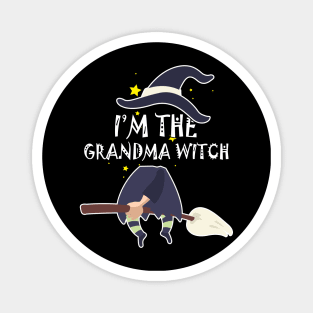 Im the Grandma Witch Shirt Halloween Matching Group Costume Magnet